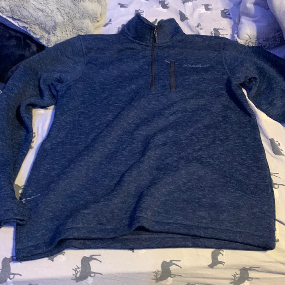 eddie bouer collard sweater